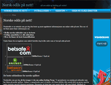Tablet Screenshot of norskodds.net